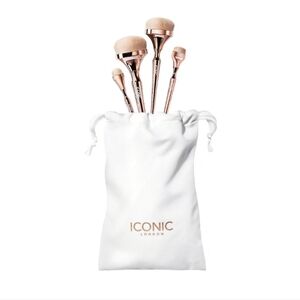 NIB $69 Iconic London HD Blend Base Brushes Set